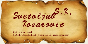 Svetoljub Košarović vizit kartica